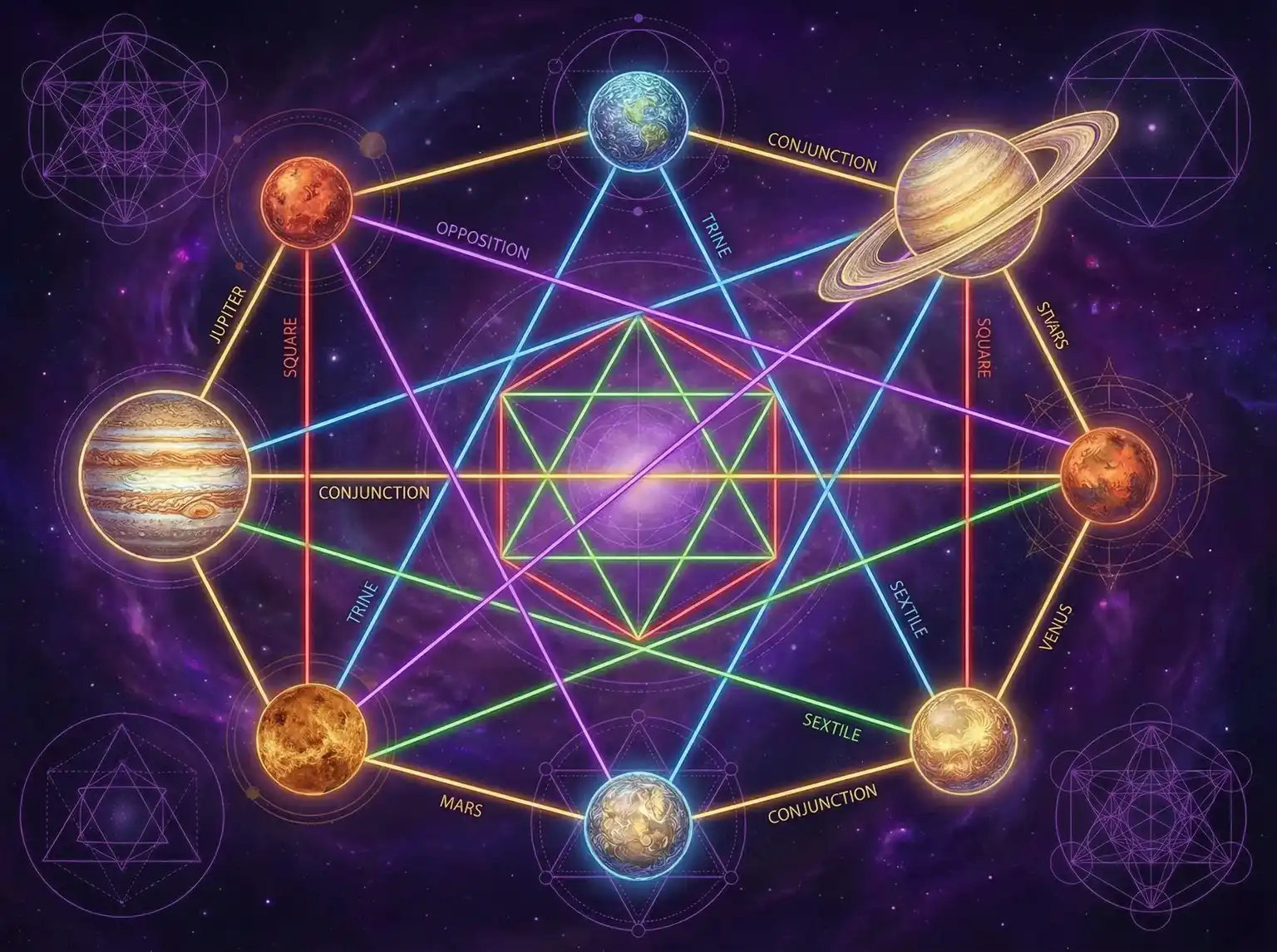 行星相位解读 - 亚洲av | 占星学进阶